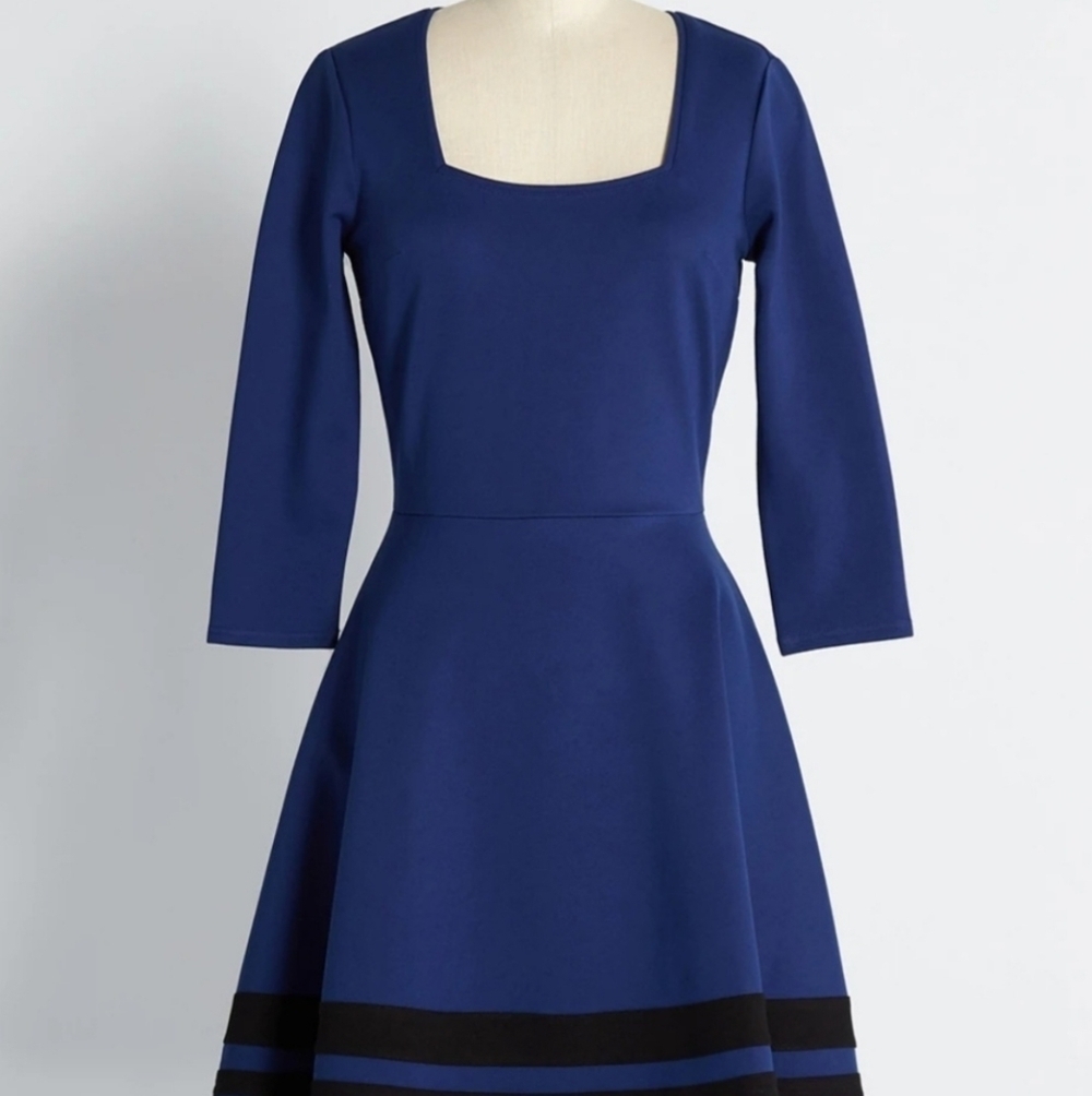 ModCloth Optimal Opulence Fit and Flare Dress